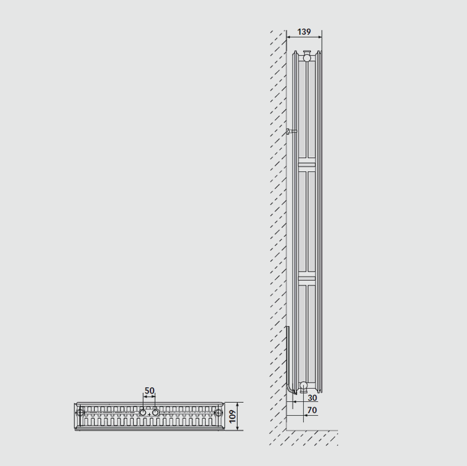  Vertical Cosmo Plan, Тип 22, размеры